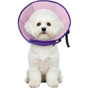 Dog Cone Collar Soft Cone for Medium Dogs After Surgery Adjustable Elizabethan Collar for Dogs to Stop Licking Wounds, Biting Stitches Professional Pet Recovery Cones E-Collar for Dog (M(Neck Girth:11.02"-14.17"))