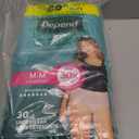 Depend Fresh Protection Adult Diapers, Incontinence & Postpartum Bladder Leak Underwear for Women, Disposable, Maximum, Medium, Blush, 30 Count, 