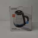 Chefman 1.7-Liter Electric Tea Kettle w/ Borosilicate Glass and Automatic Shutoff - Black