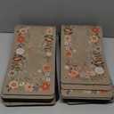 OJIA Floral Stair Treads NonSlip Stair Runners for Wooden Steps Indoor 15PCS 30"x8" Carpet Stair Treads Mats Staircase Step Treads for Kids, Elders and Dogs, Stair Covers, Brown