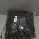 RYB HOME Thermal Insualted Door Curtain for Winter, Black Curtain Window Cover Room Dividers Noise Dampening Blanket Drafty Door for Basement Home Theater, W34 x L82 inch, 1 Panel