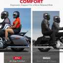 Amazicha Passenger Backrest Sissy Bar, Quick Release Sissy Bar Backrest Fit for Harley Davidson Touring Street Glide Road King Road Glide Electra Glide 2009-2024, Black