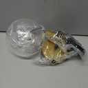 JAGORI Glass Pendant Light, Mid Century Modern Light Fixture, Hanging Lights for Kitchen Island, Bathroom, Bedroom, Hallway Foyer (Gold, 6 in)