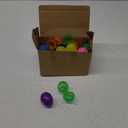 GiftExpress Plastic Bright Easter Egg Assortment 50 Pcs Perfect for Easter Egg Hunt/Surprise Egg/Easter Hunt