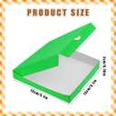 50 Pcs Mini Pizza Boxes Mini Dessert Boxes5.1 x 5.1 x 0.78 inches for Parties, Bakeries, and Food Delivery,CelebrationsChristmas Birthdays (Green)