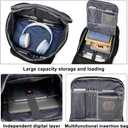 Asenlin Travel Backpack for Women Men,40L Extra Large Hiking Backpack 17 Inch Carry on Backpack Water Resistant for Casual Daypack Gym Backpack-Black Rope