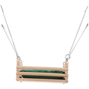 LIOOBO 1Set Hamster Hammock with Warm Sleeping Cushion Wooden Frame for Pets Comfortable Breathable Bedding for Hamsters Gerbils and Chinchillas Easy to Hang Cage
