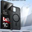 LeYi for iPhone-12-Pro-Max Case:[ Screen Protector X2+ Camera Cover X2] i Phone 12Pro Promax Cases Compatible with Magsafe Funda para iPhone12 Pro Max Magnetic Protective Heavy Duty Slim, Black