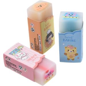 18 Pack Dessert Erasers for Kids, Kawaii for Students, Jelly for School Supplies Prize Gifts Party Favors