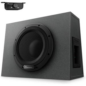 PIONEER TS-WX1010A 10 Sealed Active Subwoofer with Built in Amplifier, 1100 Watts Max Power Sub, Variable Bass Boost, Flexible Installation