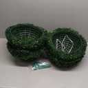 Hotop 2 Pcs 15.7 Inches Artificial Plant Topiary Ball 4 Layers Garden Spheres Boxwood Balls Artificial Topiaries Spheres Decorative Plants for Backyard, Balcony, Garden, Indoor Outdoor Decor