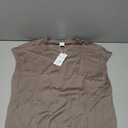 Womens Tops Summer Sweater Short Sleeve Shirts Dressy Casual Basic Casual Cap Sleeve Tops Beach Vacation Clothes, Large