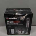 Mueller Multistick 5-in-1 Immersion Blender Handheld,12 Speed Hand Mixer-Turbo Boost, Heaviest Duty Copper Motor, Titanium reinforced Blades Hand Blender, Milk Frother Wand, Whisk, Beaker, Chopper, Grey (Gray)