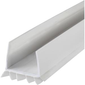 M-D Building Products Vinyl Cinch® U-Shape Door Bottom Seal, Slide-On Weatherstripping Draft Stopper, Easy to Install, Fits 36” x 1-3/4” Doors, Fills 3/8”- 3/4” Gaps, 2 Pack of 43336, White