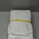 White Heavy Dut Waterproof Tarp 13' x 13', 10 Mil Thick, High Durability, Rip and Tear Resistant with Metal Grommets Every 20 Inches