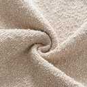 MIULEE Textured Boucle Throw Pillow Cover Neutral Accent Solid Lumbar Pillow Case Decorative Soft Pack of 1 Couch Cushion Chair Sofa Bedroom Livingroom Home Decor,36x14 Inch