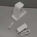 Wireless Charger for iPhone - 5 in 1 Charging Station for Multiple Devices Apple: Fast Wireless Charging Stand Dock for iPhone 17 16e 16 15 14 13 12 Pro Max Apple Watch Airpods(White)