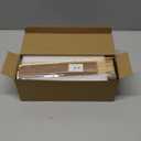 Incense Holder,Wooden Incense Holder for Sticks with 20 Incense Sticks, Anti-ash Incense Burner with Glass Ash Catcher for Meditation Yoga Spa Gift Home Decor (Brown)