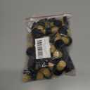 Heat Shrink Liquor Bottle Seals, 80 Pcs, 40 Wood T-Stoppers with 40 Black Shrink Wrap Capsule, Sealing Solution for Liquor Bottles, Ideal for Home Cellars and Cruises