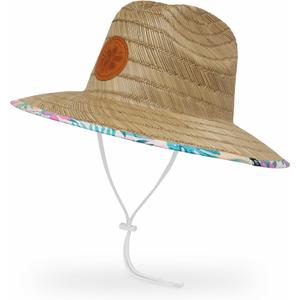 Sunday Afternoons Kids' Sun Guardian (Large, Natural/Pink Tropical)