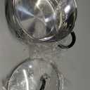 P&P CHEF Stainless Steel Stock Pot, 6 Qt Cooking Soup Pot with Visible Lid for Pasta, Tri-Ply Bottom & Dual Heatproof Handles, For Induction Gas All Stoves, Non-Toxic & Dishwasher Safe