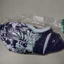 SUUKSESS Women Tummy Control Tankini Bathing Suit Ruffle High Waisted Swimsuit (Large, 60 Navy Blue Floral)