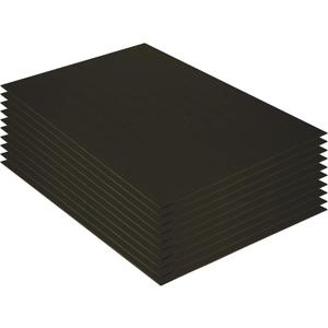 UCreate Foam Board, Black-on-Black, 20" x 30", 10 Sheets