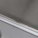 Cordless Roller Window Shades, Room Darkening Pull Down Fabric Window Blinds for Home, Office, Living Room and Bedroom - White