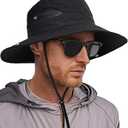 FURTALK Sun Hats for Men Fishing Hat UPF 80+ Foldable Wide Brim Outdoor Hiking Beach Summer Hats