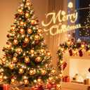 Aogist Christmas String Lights, 16ft 50 LED Battery Powered Santa Claus Christmas Decoration Lights for Indoor Outdoot Party Festival Christmas Decorative (Santa Claus, 1)