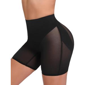 JOYSHAPER Shapewear for Women Tummy Control Body Shaper Shorts Butt Lifting Shapewear Panties Thigh Slimmer (X-Large, Black)