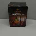 DomeStar Flower Candle Warmer Lamp, Adjustable Height Wax Melting Unique Lamp with Timer & Dimmer, Vintage Bedroom Decor for Scented Jar Candles - Ideal for Housewarming Birthday Valentine's Day Gifts (Green-Black)