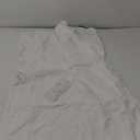 iDesign Solid Fabric Bathroom Shower Curtain - 72" x 72", White
