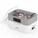 3L Ultrasonic Cleaner, Professional Jewelry Cleaner with Degas 0.8gal 100W Adjustable Stainless Steel Ultrasonic Machine 40kHz Sonic Cleaner for Gun Parts Oil Filter Retainer Watch Glasses Lab Tool