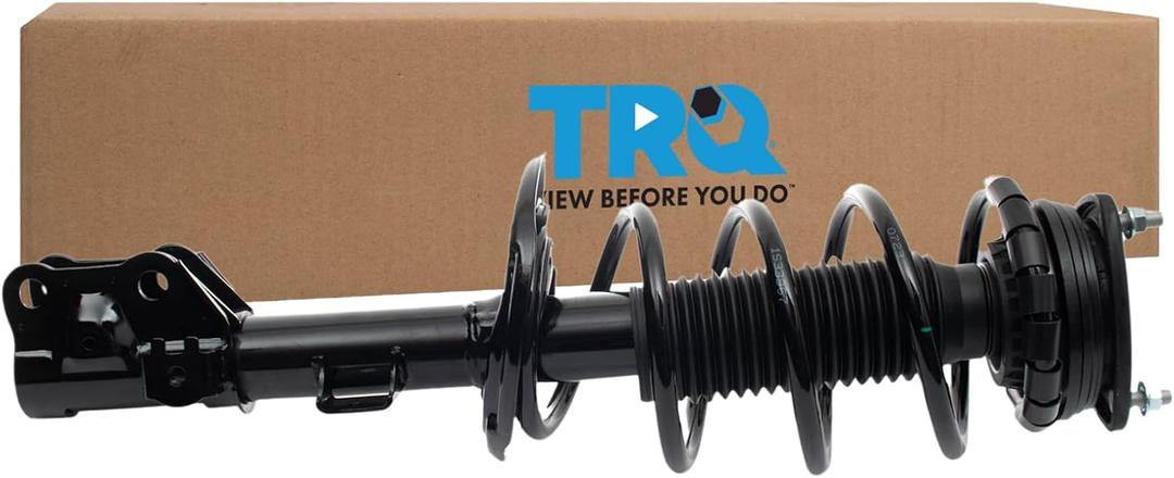 TRQ Front Left Strut and Spring Assembly Gas Charged Coil Spring Compatible with 2017-2020 Mazda CX-5