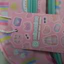 mibasies Kids Backpack for Girls: Girls Backpack 5-8 - Kindergarten Elementary School Bookbag for Girl - Rainbow Pink Bag