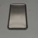 Cabilock 1 pcs Stainless Steel Baking Pan Square Roasting Tray Serving Tray for Oven Stove Top