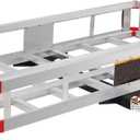 MaxxHaul 70108 Aluminum Cargo Carrier With High Side Rails- Trailer Hitch Mount For RV's, Trucks, SUV's, Vans, Cars With 2" Hitch Receiver - 500-lb Load Capacity, Grey, 49" x 22.5"