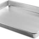 Nordic Ware Prism 21x15 inch Extra Large Baking Pan, XL Capacity, Textured Natural Aluminum For Roasting Baking Broiling