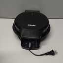 Mueller Heart 5 Waffle Maker, Norwegian Waffle Iron, Adjustable Browning Control & Nonstick, Cool Touch Handle, Easy to Clean, Small Kitchen Appliances, Black 