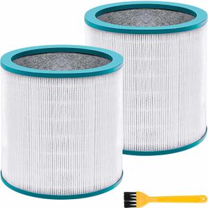 2 Pack Replacement Air Purifier Filters for Dyson Tower Purifier Pure Cool Link TP01 TP02 TP03 BP01, AM11, Dyson BP01 Models, Compared to Part # 96812603  Premium Activated Carbon Filters