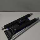 helloleiboo 2025 Extra Long 55.7" Ice Scrapers for Car Windshield Multi-Functional Detachable Car Ice Scraper with Foam Grip and 270 Pivoting Brush Head Snow Brush for SUV Truck Auto (Blue)