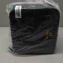 Relavel Travel Makeup Train Case Makeup Cosmetic Case Organizer Portable Artist Storage Bag with Adjustable Dividers for Cosmetics Makeup Brushes Toiletry Jewelry Digital Accessories Black (Small)