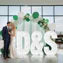 Marquee Letters 4 Feet Tall, Large Light Up Letters H for Marry Me Wedding Event Bridal Shower Baby Shower Graduation Anniversary Party Decor