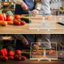 LED Note Board with 7 Colors Pen, 11.8" * 8" Acrylic Dry Erase Board with Light, 2026 LED Drawing Board with Adjustable Stand, Memo Message Dry Erase for Kids, Classroom, Home Decor, Office, Gifts