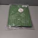 ANRABESS Women's 2 Piece Outfits Sweater Skirt Sets Casual Long Sleeve V Neck Ribbed Knit Tops Midi Dress 2025 Fall Fashion (Green, M)