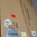 Board2by Extra Large Cork Bulletin Board 60" X 36", Foldable Notice Pin Board for Wall, Black Wood Framed 5'x3' Corkboard, Wall Mounted Noticeboard with 36 Push Pins for School, Home & Office