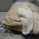 Westinghouse Electric Snuggle Throw Blankets with Foot Pocket, Wearable Heated Throw with Sleeves, 6 Heating Levels & 2 to 10 Hours Heating Time Settings, 50 * 70"+18", Beige