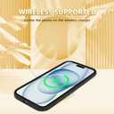 KANGHAR Black Case for iPhone 15 Plus Case, Cute Mushroom Art Design Soft TPU Shockproof Protective for Women Girls Slim Phone Cover