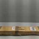 SMARTSTANDARD 6ft Heavy Duty Sliding Barn Door Hardware Kit, Black, (Whole Set Includes 1x Pull Handle Set & 1x Floor Guide) Fit 36" Wide Door Panel (Big Industrial Wheel Hangers)